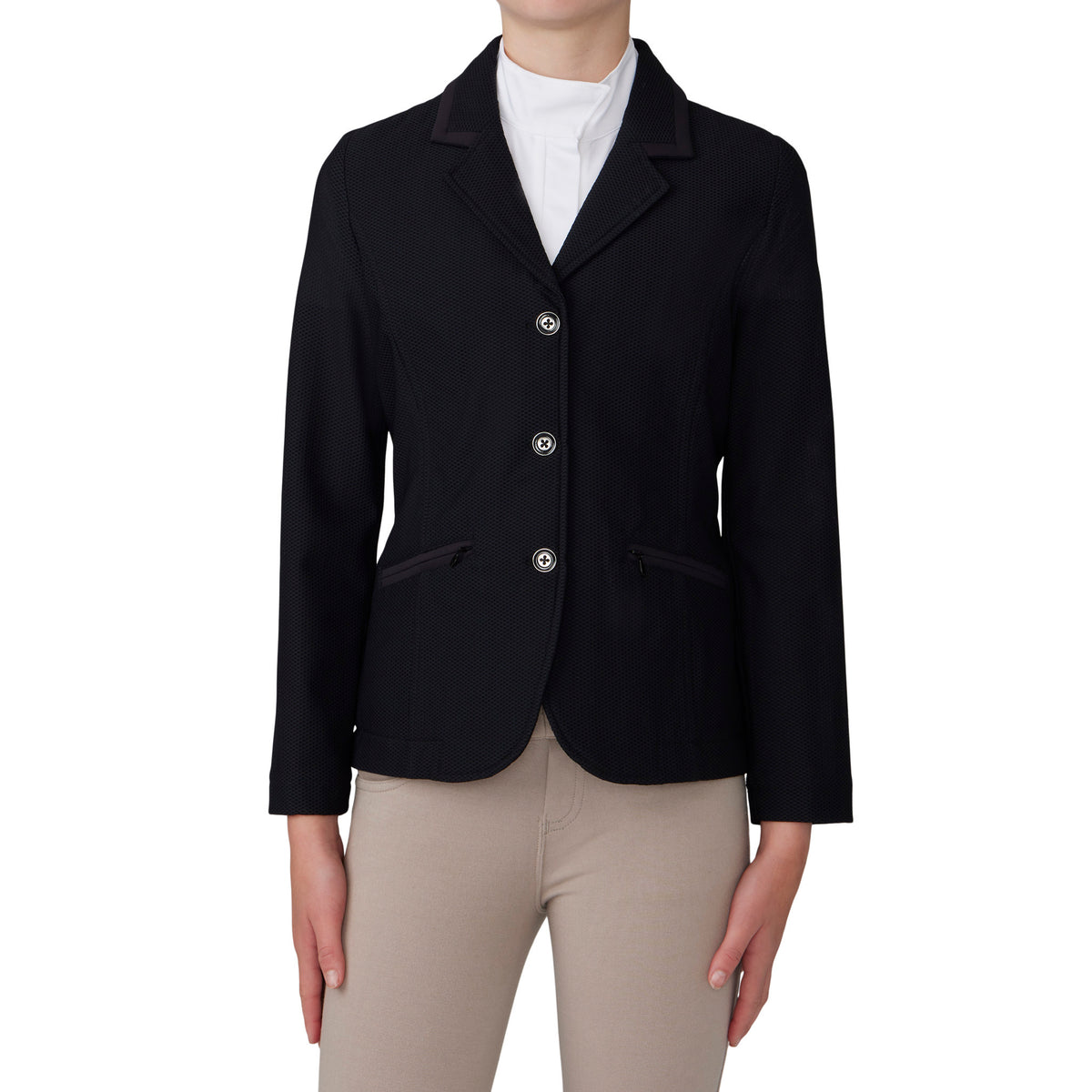 Kids' AirFlex Show Coat - Navy – Ovation Riding