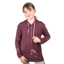  Kids' Horses Keep Me Stable Hoodie - Deepest Plum